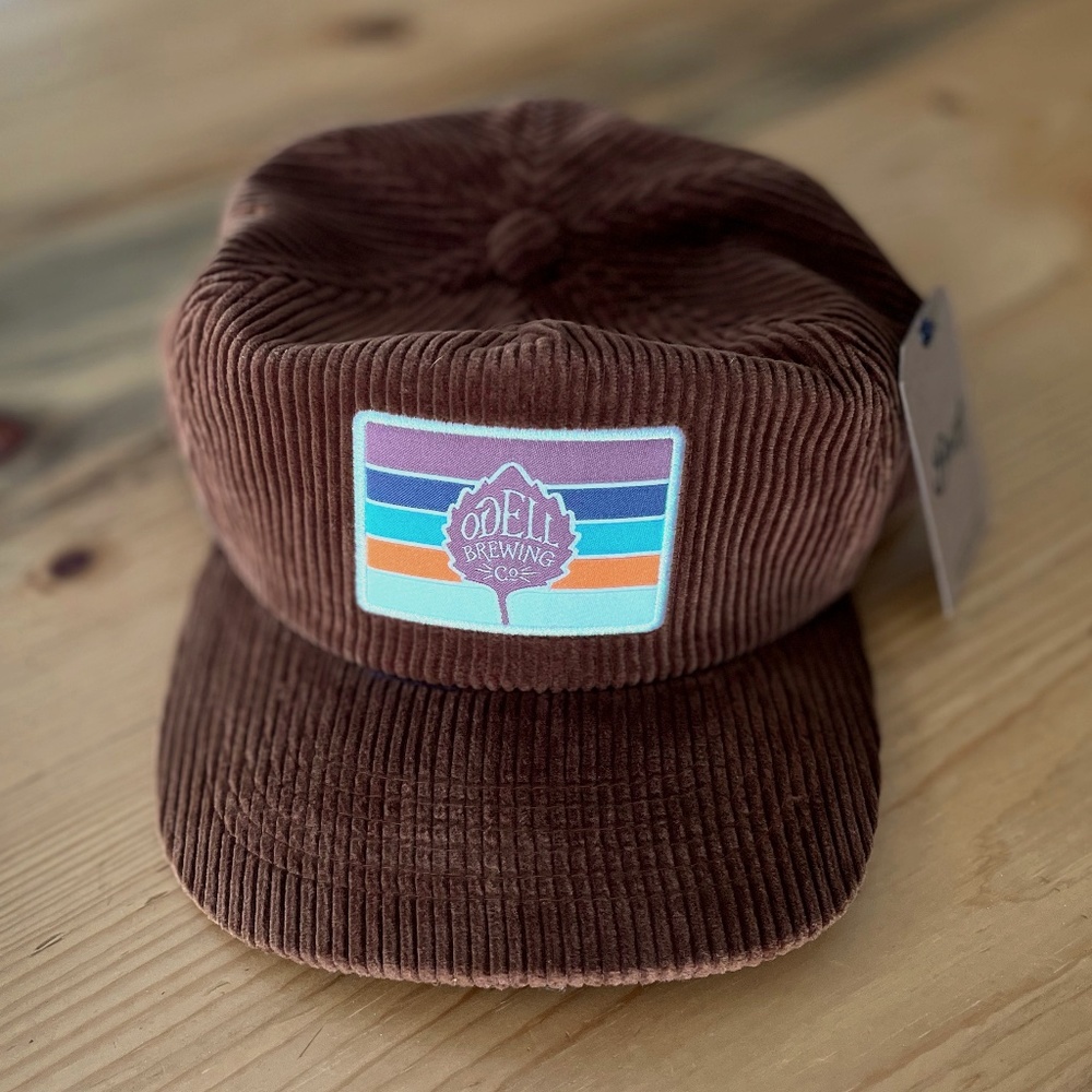 Brown Corduroy Odell Brewing baseball hat
